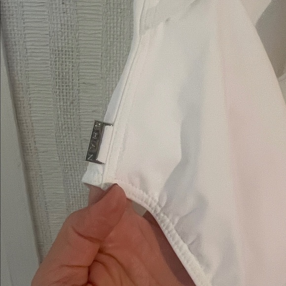 $311 SHAN Women's White Solid Intemporel High Neck One Piece Swimsuit Size 14 - Picture 6 of 8